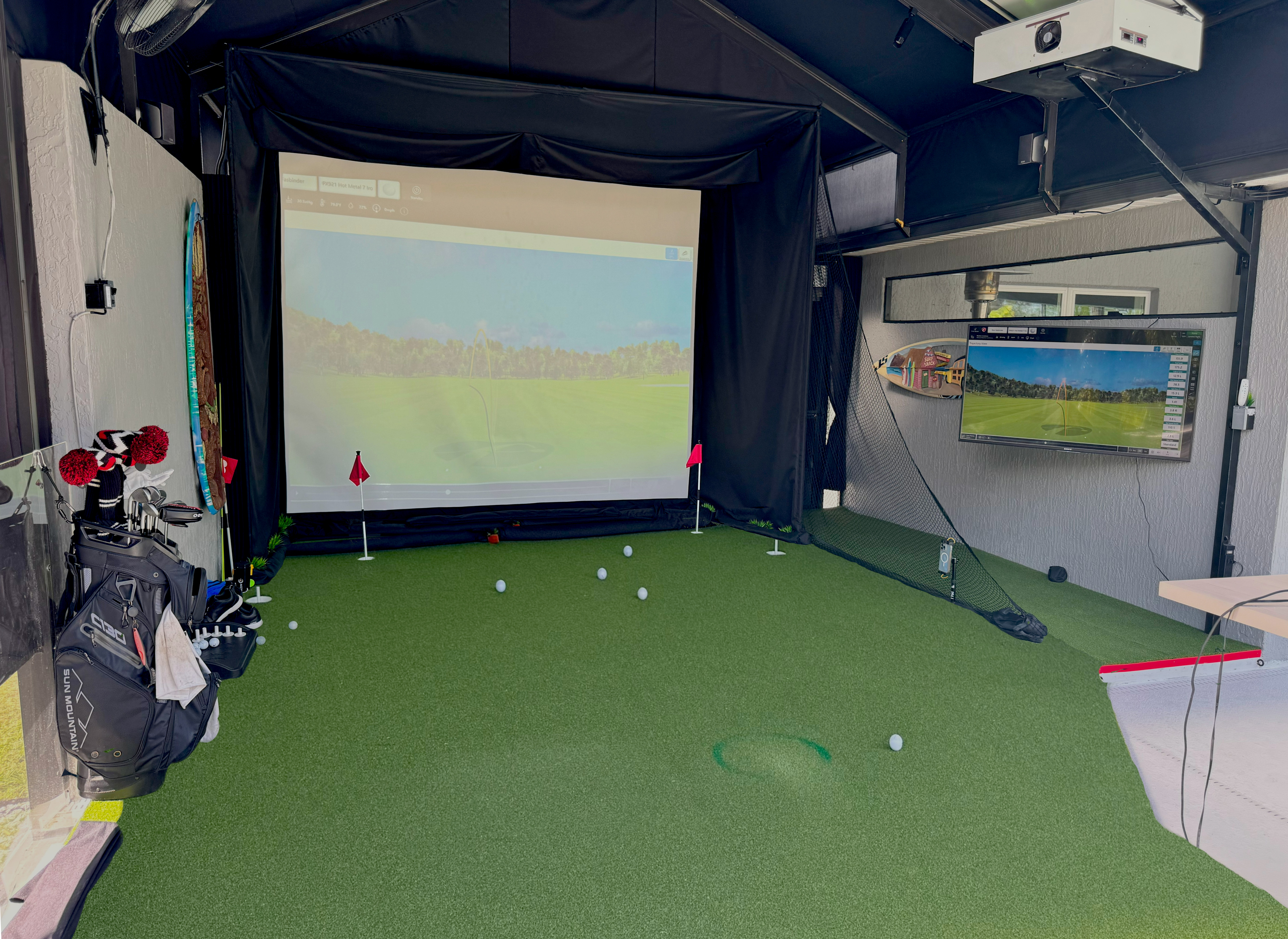 Facility with HD Golf Simulator